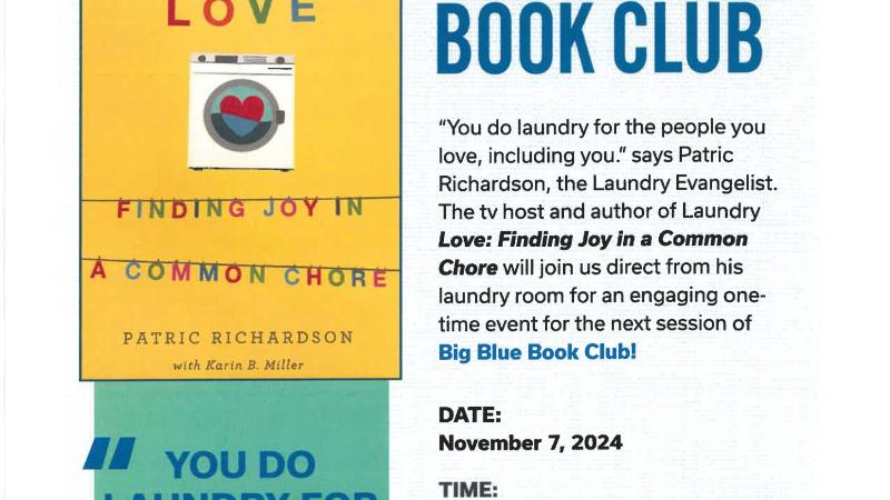 Big Blue Book Club - Laundry Love